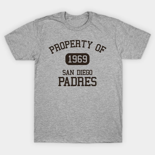 Property of San Diego Padres T-Shirt by Funnyteesforme